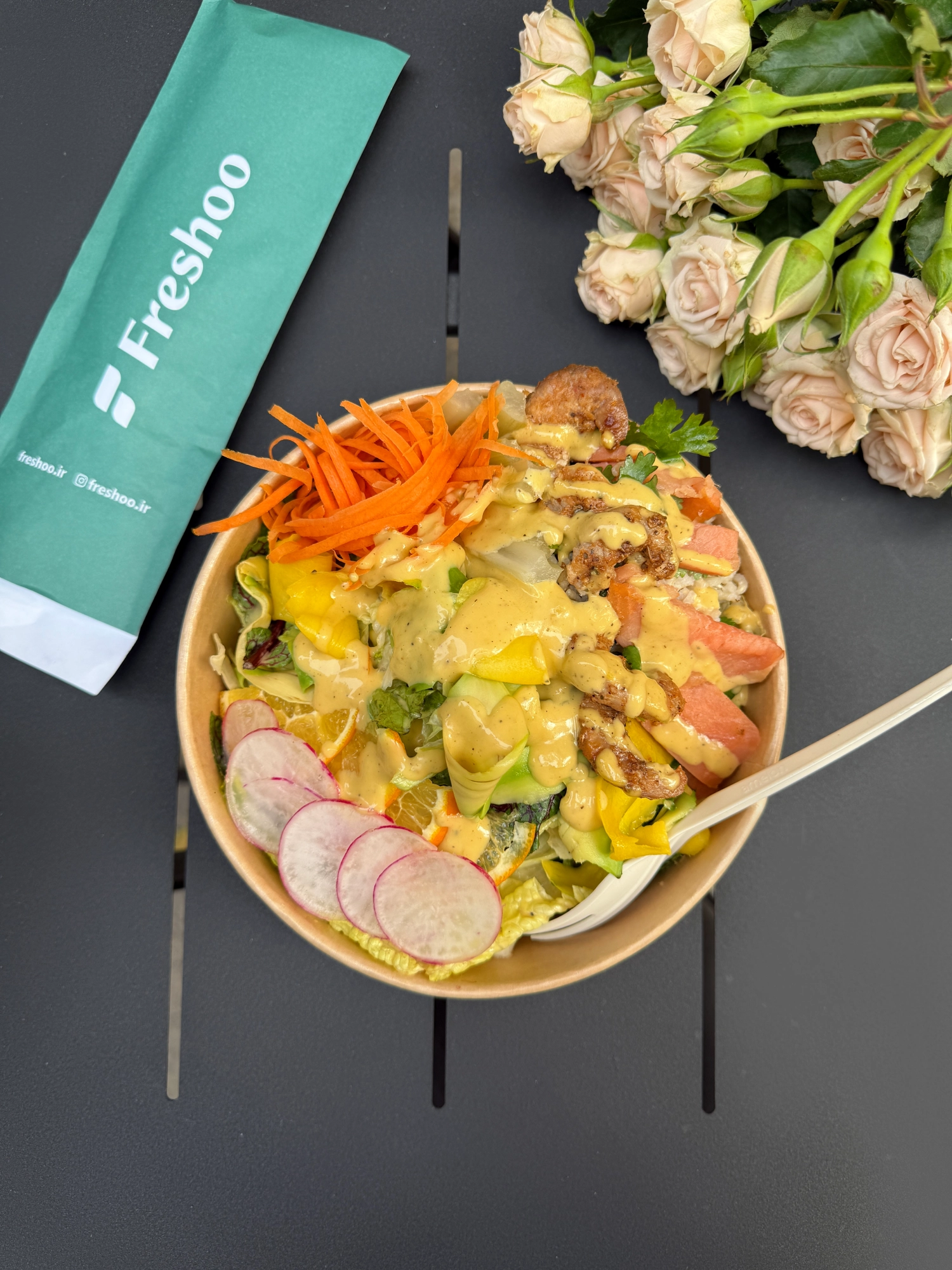 🐚 سالاد نسیم اقیانوس 🌴🌊