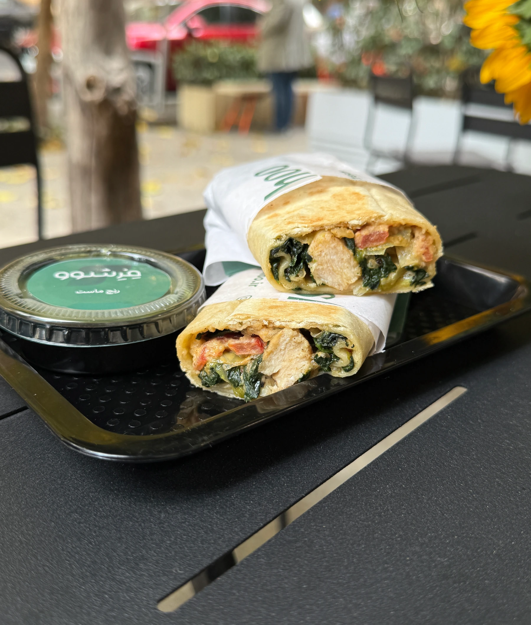 🍗 رپ اسپیناچو طلایی ☀️🥗 🇮🇹🇲🇽