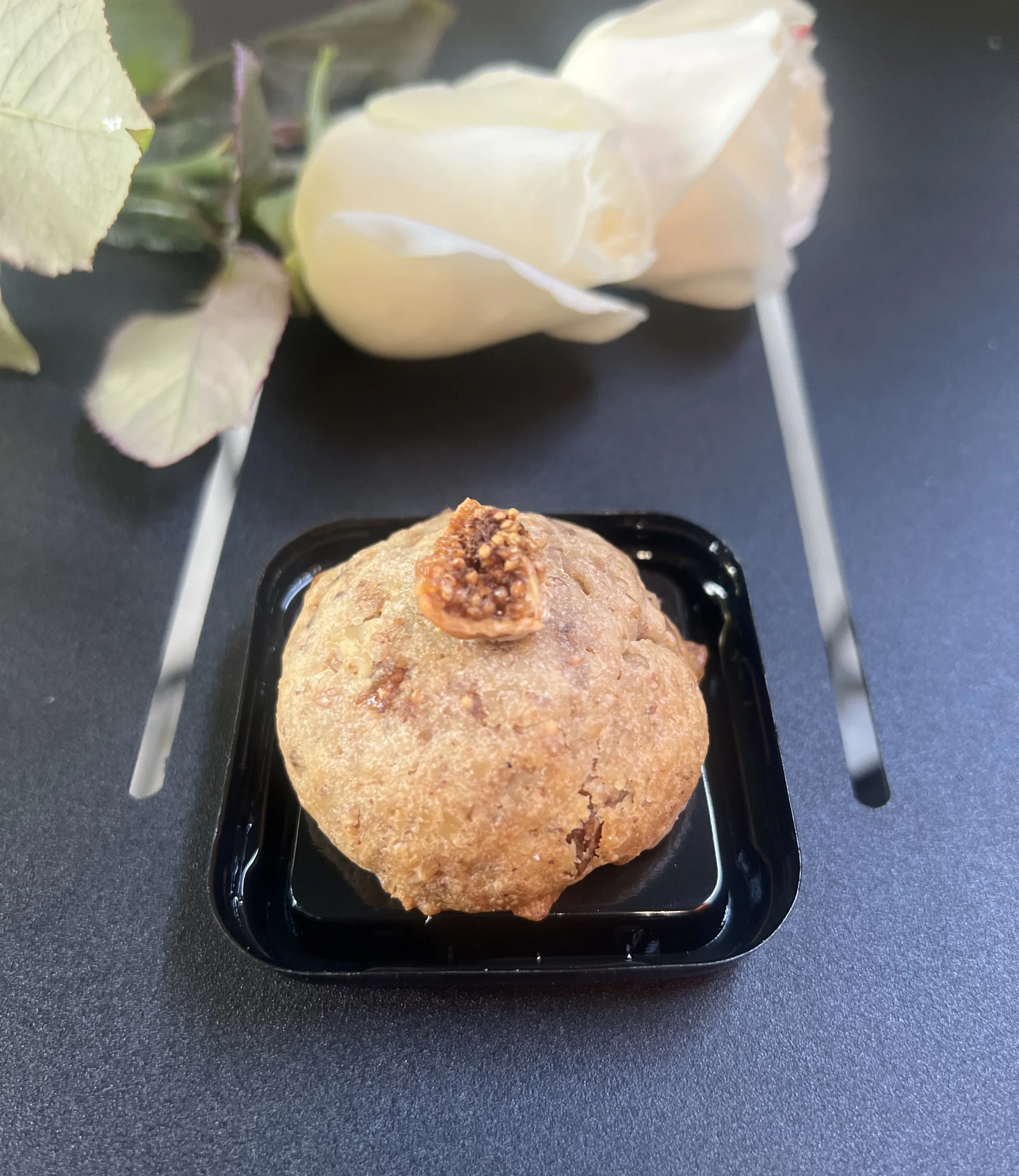 🍪 کوکی سالم گردو انجیری قطر 5 سانت یک عدد🌿